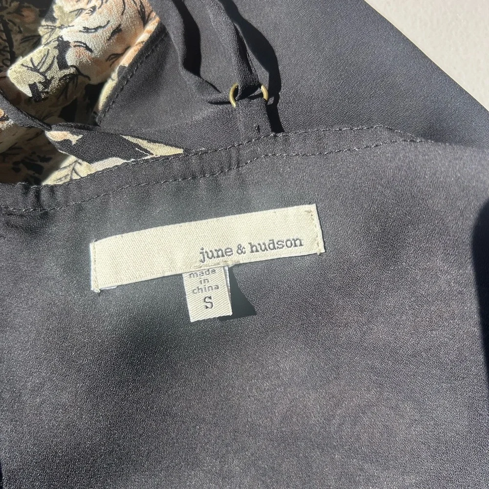 Floral Black tank & skirt set - Picture 3 of 3